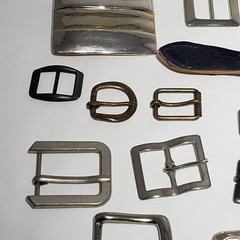 Vintage Mixed Lot of 26 Metal Belt Buckles