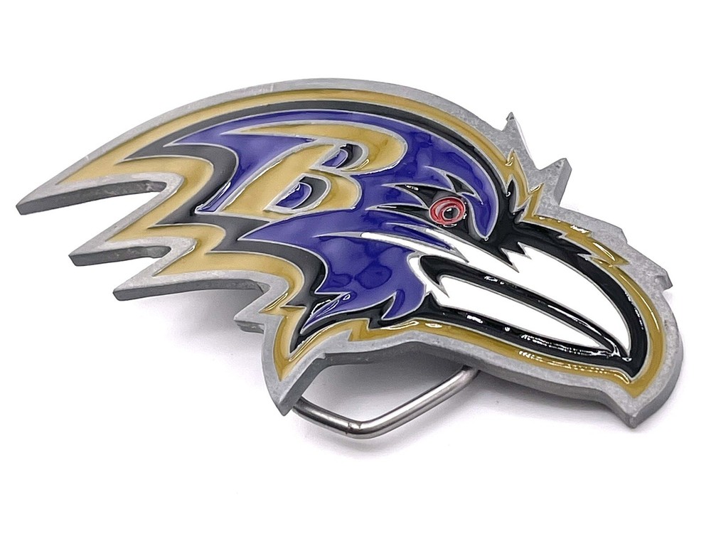 Baltimore Ravens Football Team Cut-Out Belt Buckle (New)