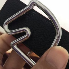 Fashionable golden horsehead buckle men&rsquo;s and women&rsquo;s belt buckle