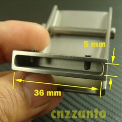 Titanium Classical anti allergy Plate Belt buckles for 35mm width belt Z372A