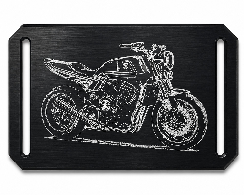 CRIOS Branding Belt Unisex Aluminium Buckle Motorcycle Honda CB 500 Aluminium