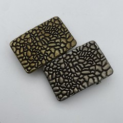 Antique Copper Casted Buckle,Retro Brass Plain Buckle