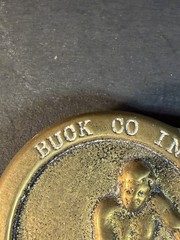 Vintage Blacksmith Brass Belt Buckle Buck Go Inc.