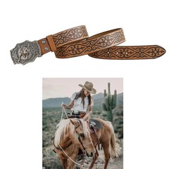 Vintage Western Belt Buckle Belt Cowboy Belts For Men Jeans Belt Leather Belt