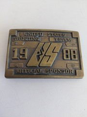 1988 UNITED STATES SHOOTING TEAM BELT BUCKLE – XXIV OLYMPIAD – SEOUL KOREA GW17