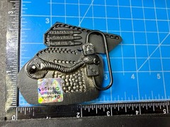 Computer Terminal CRT Monitor Retro 80&rsquo;s Looking Cutout Mobtown Belt Buckle