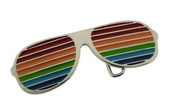 LGBTQ ONE LOVE RAINBOW MULTICOLORED FLAG BELT BUCKLES NEW COSTUME HALLOWEEN GIFT