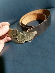 Buckle Harley Davidson Original Ages 80 Belt Buckle Raintree Vintage Belt