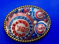 Chicago Cubs Baseball Team Sports Fan Collectible Belt Buckle