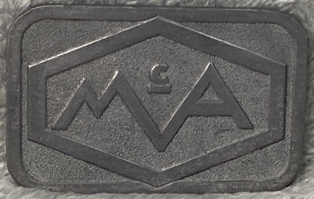 Vintage Hit Line USA MA Silver Tone Belt Buckle 3-1/2” x 2”