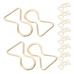 10 Pairs Elegant Alloy Suspender Buckles Durable Metal Belt Buckles for Crafts