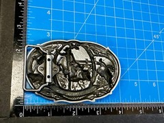Championship Rodeo Bull Riding Rider Champion Trophy Award Cowboy Belt Buckle