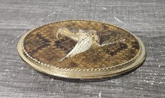 Taxidermy Rattlesnake Head Belt Buckle