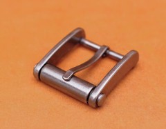 Novelty Mens Retro Single Prong Pin Metal Belt Buckle 32mm Silver Color