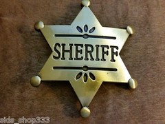 ♈ Old West Sheriff Belt Buckle ♈ Antique Bronze finish Great gift.Western