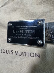 Louis Vuitton Inventeur Damier Graphite 35mm Reversible Belt size 95cm “Vintage”