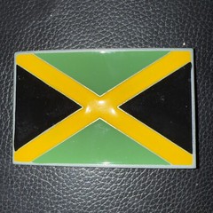 Men Belt Buckle Jamaica Flag Belt Buckle Gürtelschnalle Boucle de ceinture