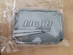 Ligon Industries Nationwide Brass Belt Buckle Vintage Collectible NIP VINTAGE