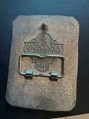 RARE FIND Pendleton Whisky Belt Buckle Let&rsquo;er Buck Montana Silversmiths LE