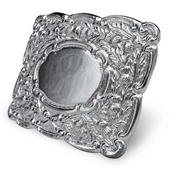 Scottish Traditional Thistle Round Platter Kilt Belt Silver Buckle Highland Wear