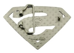 Superman Belt Buckle DC Comics Original Superhero Cosplay Costume Burgundy Metal