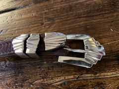 Alexander James Reid Style Sterling Silver Belt Buckle 27-29-1.25-.75🐂✅