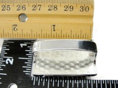 Men&rsquo;s Automatic Belt Buckle Silver Tone & Black Fashion