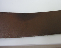 Vintage 90’s 91 Armani Exchange Double Head Eagle Buckle Leather Belt Fits 36