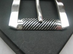 STERLING SILVER 925 BUCKLES AVAILABLE FOR 1-1/8&Prime; 1-3/16&Prime; 1-1/4&Prime; 1-3/8&Prime; BELTS