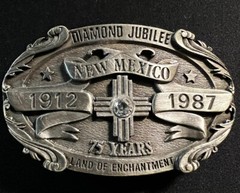New Mexico Diamond Jubilee 1912-1987 Bostock 75 Years Land of Enchantment NEW LE