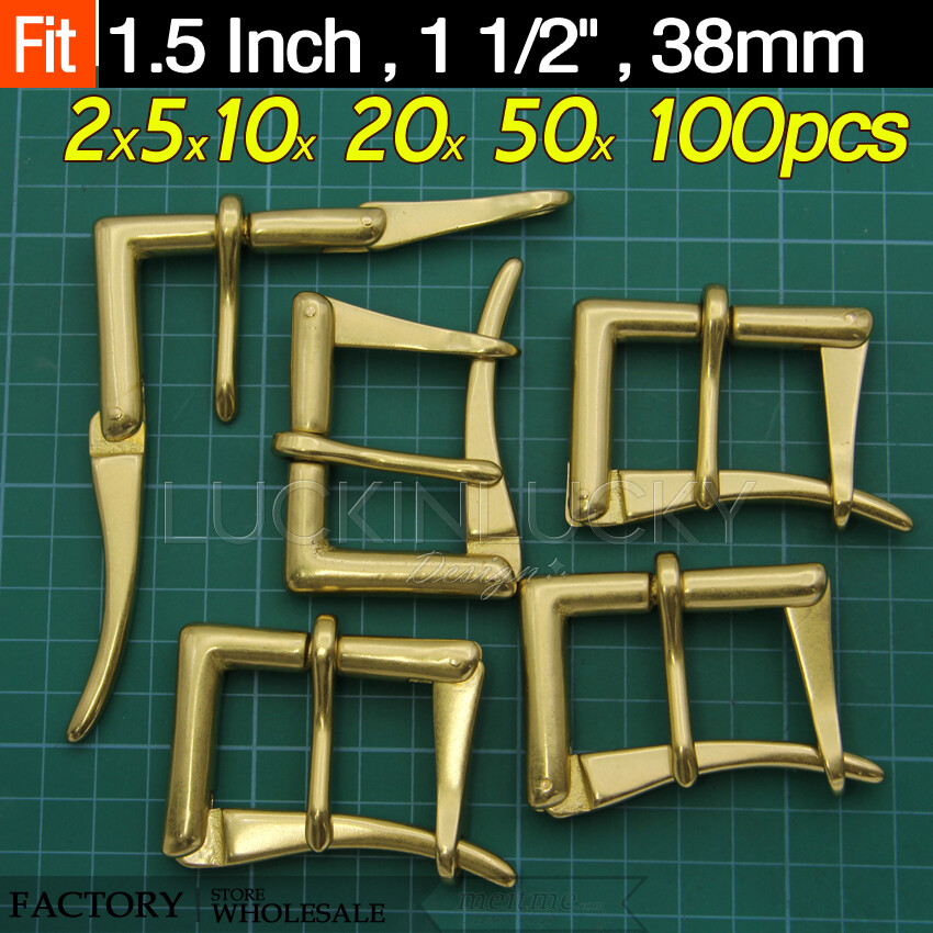 🌟 Brass Quick Release Belt Pin Buckle for 1.5&Prime; Belt Buckles for Firemen -Lot