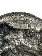 HARLEY DAVIDSON Belt Buckle 1986 D-40 Siskiyou USA Pewter The Pride is Back