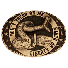 Montana Silversmiths Liberty Or Death Heritage Belt Buckle A1064C