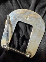 Sterling Silver 10K Gold Overlay Western 4 Pc Belt Buckle Set GN34 Mexico
