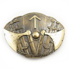 Tiwaz belt buckle, Old Norse Scandinavian Nordic Celtic Viking Pagan TYR runic