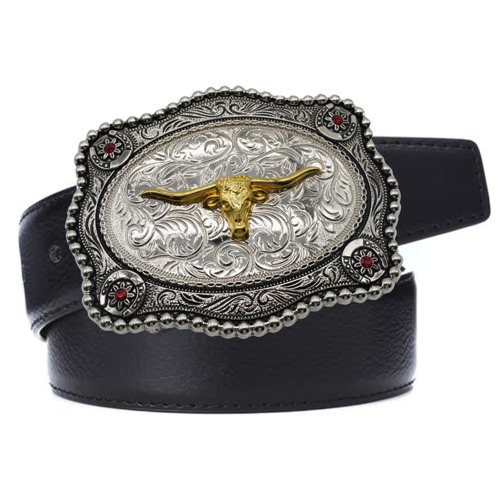 Western texas State Flag Cowboy Rodeo Scorpion Saint Jude Rooster Belt Buckle