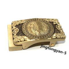 Solid Brass « Snake » Belt Buckle Automatic Belt Buckles Fits For 35mm Wide Belt