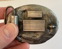 Rare Belt Buckle – 2002 21st Anniversary Britt Iowa Draft Horse Show #ed of 250