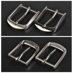 Replacement Stainless Steel Single Prong Rectangle Leather Belt Buckle 40mm