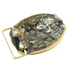 Belt Buckle « Unicorn », Immortal Beauty Belt Buckle, Unicorn with Flowers