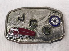 Vintage I.B. of T. C. W. & H. of A. JCC Trucker Metal Belt Buckle