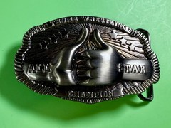 Thumb Wrestling All-Star Champion Trophy Award 2005 SMC LLC. Belt Buckle
