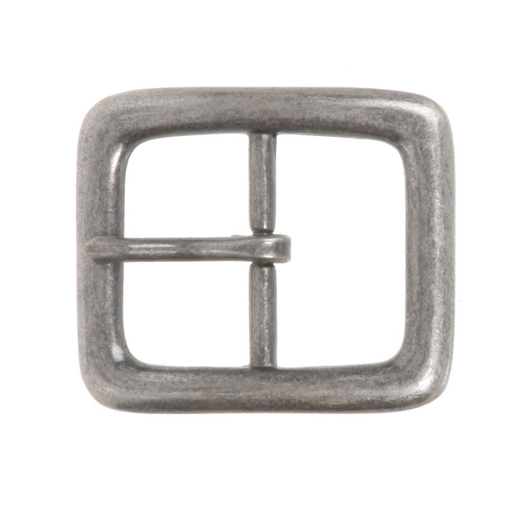 1 3/8&Prime; (35 mm) Nickel Free Single Prong Rectangular Center Bar Belt Buckle