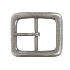 1 3/8&Prime; (35 mm) Nickel Free Single Prong Rectangular Center Bar Belt Buckle