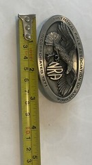 NRA Life Member Belt Buckle USA Made National Rifle Association Of America 9204