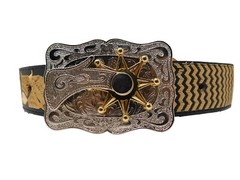 Belt Buckle Cowboy Sliver,Gold,,Metal
