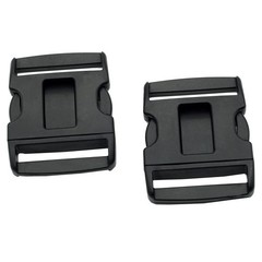 LytHarvest 2.25&Prime; Tri-Release Buckle Set, No Sewing For duty belt, Black