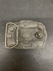 Durango & Silverton High Line Steam Locomotive Train C + J Belt Buckle 1986 USA