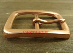 Solid Copper Belt Buckle Vintage Classical Tongue Pin Hippie for 38mm belt Z238