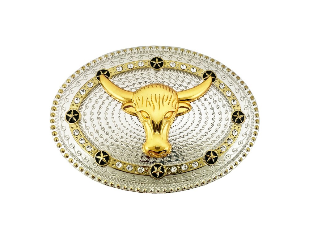 Aztec Bull Skull Belt Buckle Western Cowboy Men Cowgirl Women New Rodeo Texas